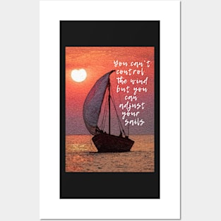 Sailing with the wind Posters and Art